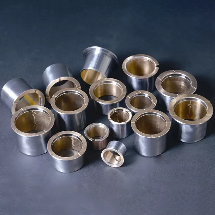 Flange Bi Metal Bearings Mababang Carbon Steel