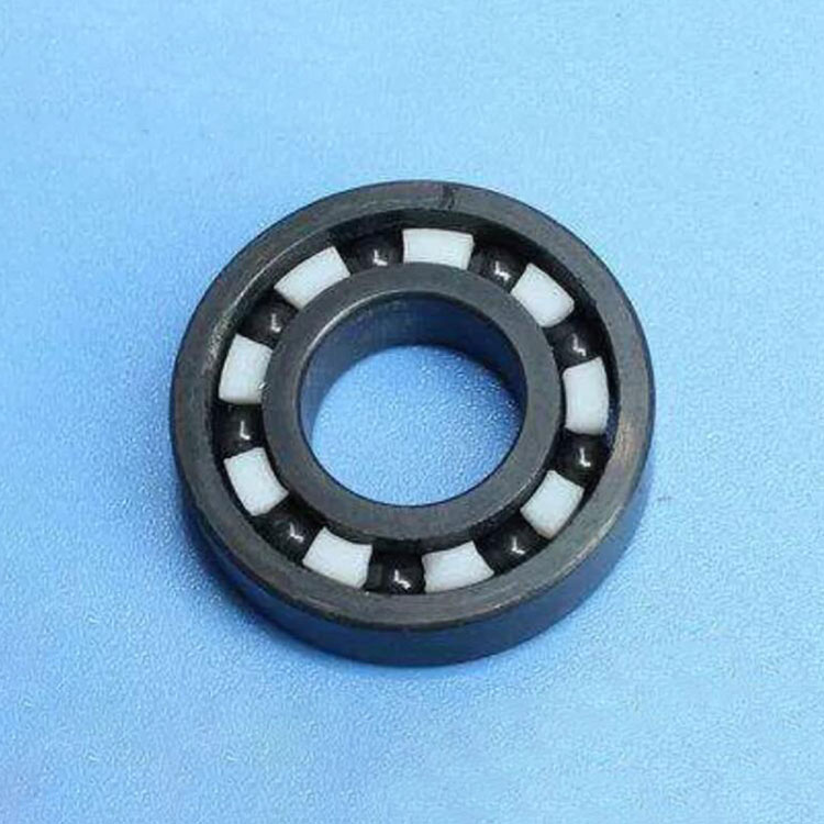 PEEK PI Plastic Plain Bearings ZrO2 o Si3N4 Balls