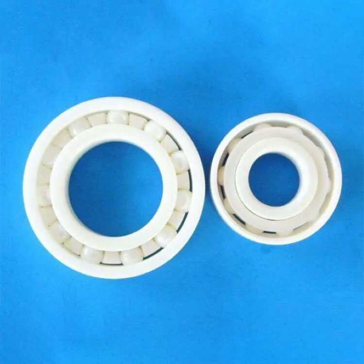 PVDF Ptfe Sleeve Anti Corrosion Plastic Ball Bearings